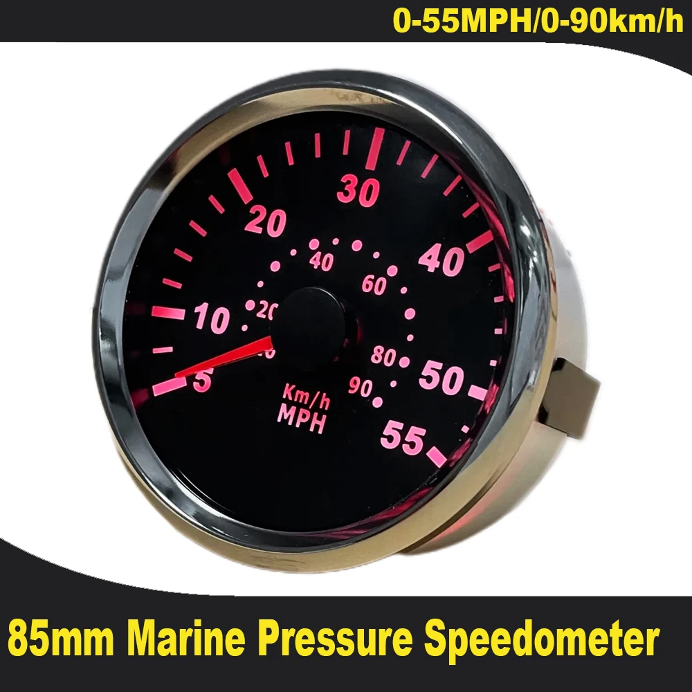 Boat Speed Gauge Marine Pressure Speedometer Pitot Tube Pressure