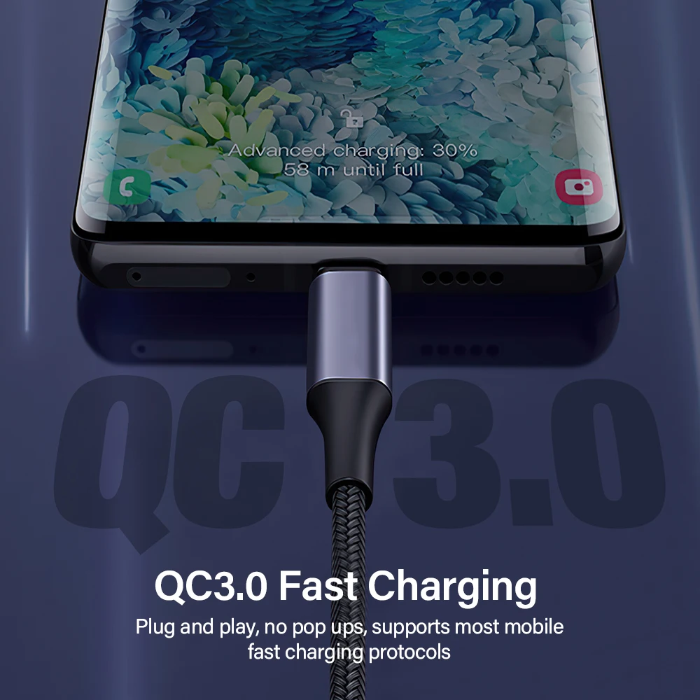 كابل شاحن بيانات USB من النوع C إلى C لهاتف iPhone...