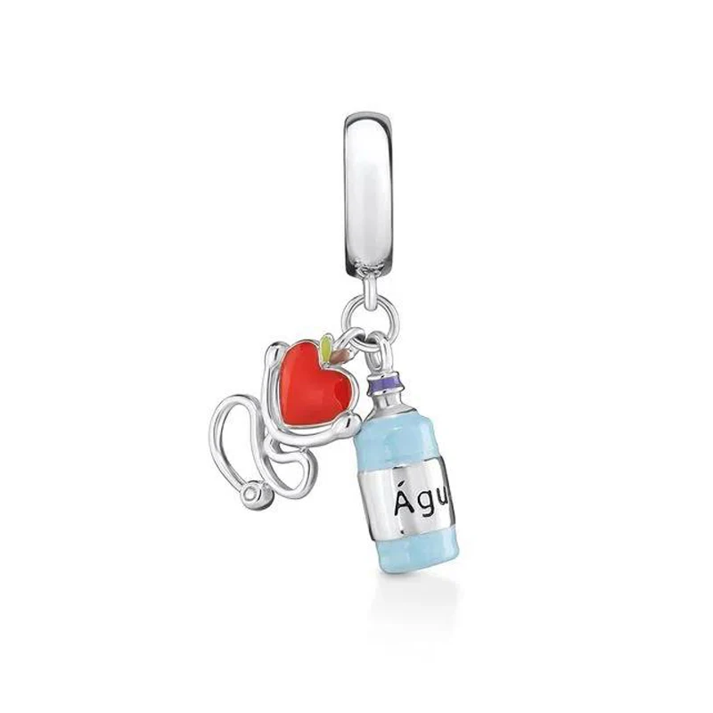 925 Sterling Silver Nurse First Aid Kit Medicine Pendants Charm Beads Jewelry For Women Fit Original Pandora Bracelet beads charms,charm jewelry,sterling silver jewelry,charm bead,sterling silver beads,beads jewelry,silver charm bead,sterling silver beads charm,loose gemstone jewelry