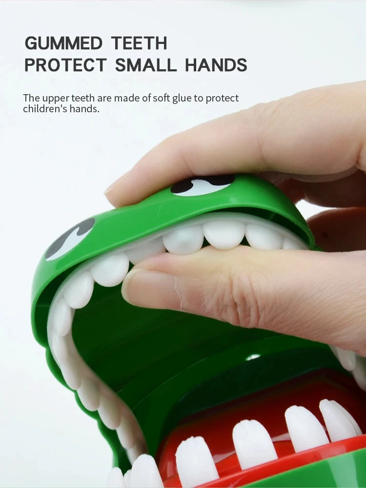 Bite hand crocodile children's toy stress relief toy parent-child interactive party prank toy image 10