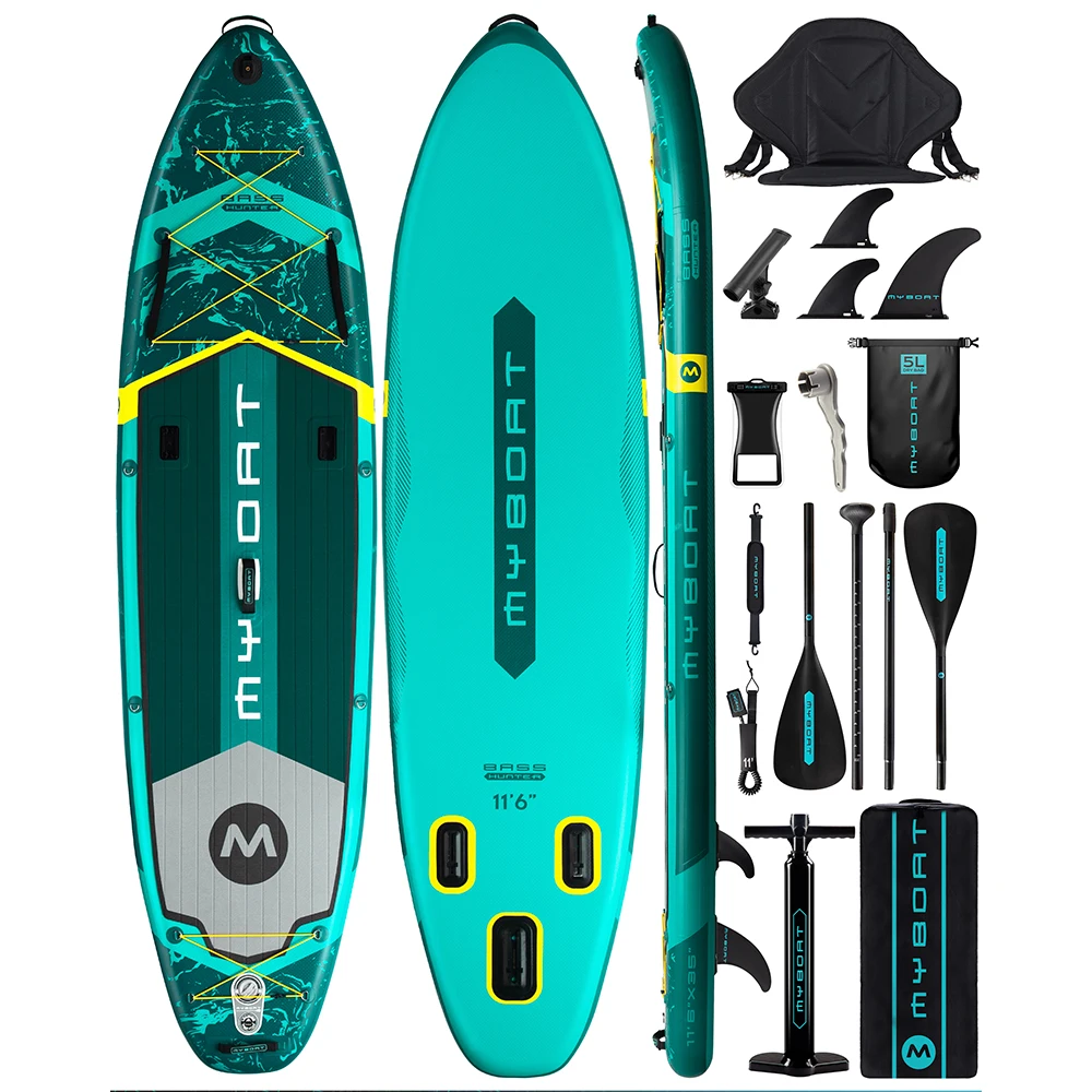 Myboat 11'6" Inflatable Paddle Board SUP with Accessories 1