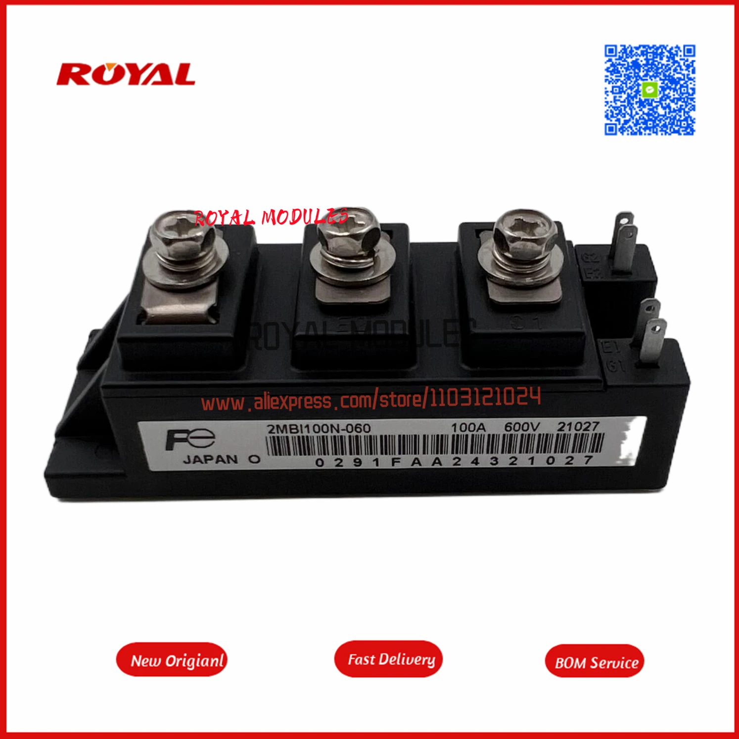 Новый модуль 2MBI100N-060 Новый модуль 2MBI100N-060