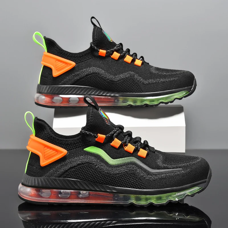 

New Arrival Men Casual Sport Sneakers Breathable Outdoor Walking Jogging Sneakers Air Mesh Summer Male Sport Trainers Hombre