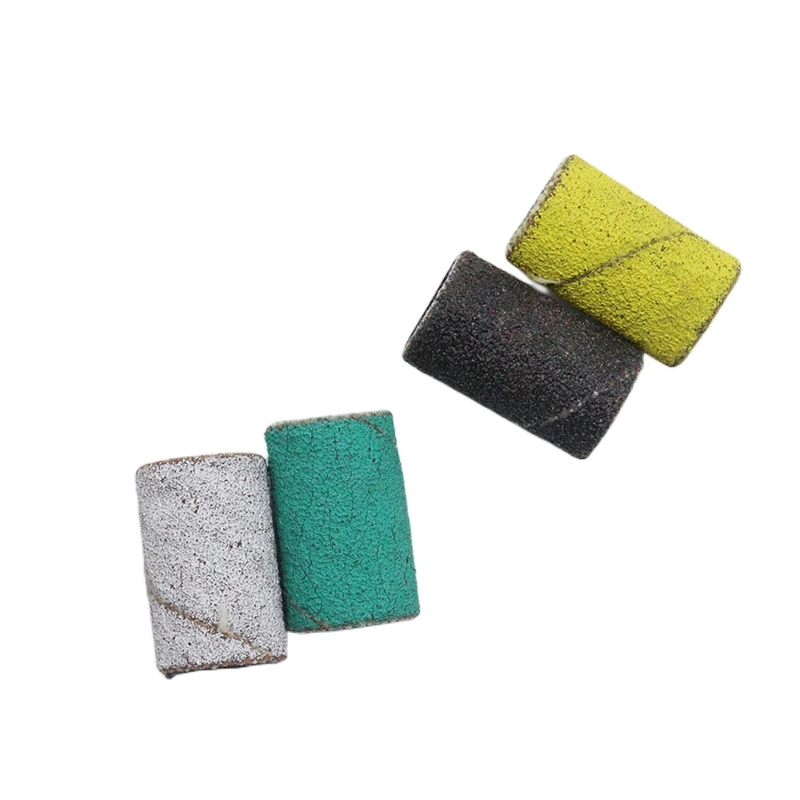 80 120 180 240 Grit Cutter Zebra Sanding Bands Nail Drill Bits Foot Care Polishing Manicure Gel Polish Remover Replacement