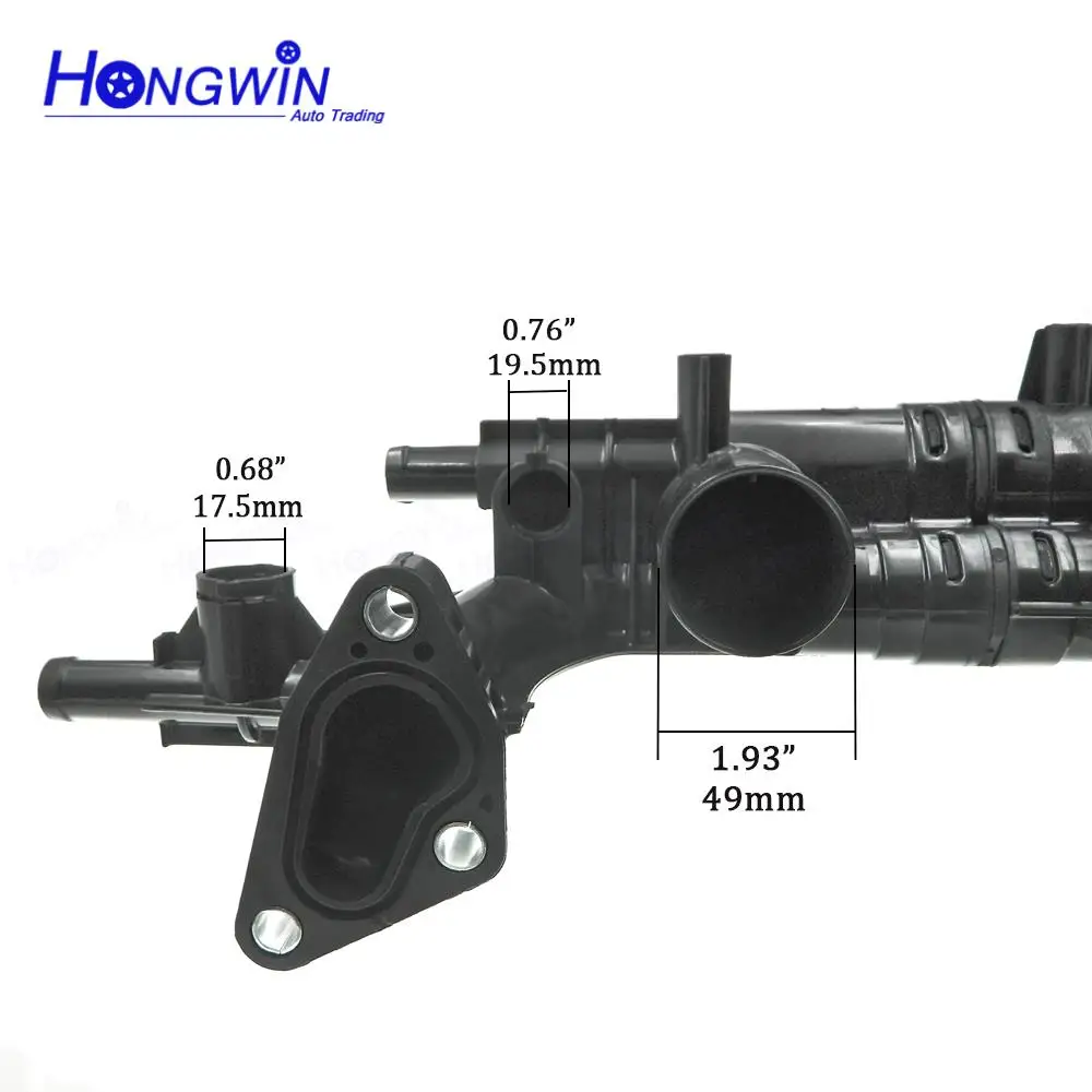 256203CAA0 Engine Radiator Thermostat Housing For HYUNDAI AZERA SANTA FE KIA CADENZA SEDONA SORENTO 2.0L/3.3L/3.5L 25620-3CAA0