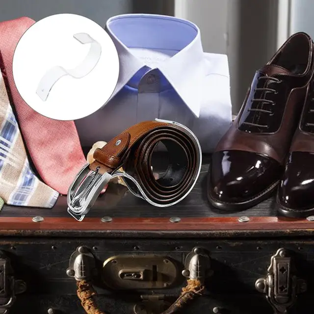 2/5Db Akril Öv Kijelző Állvány Bolt -Öv Állványok Tároló Zárójelek Bőr Derékpánt - Image 6