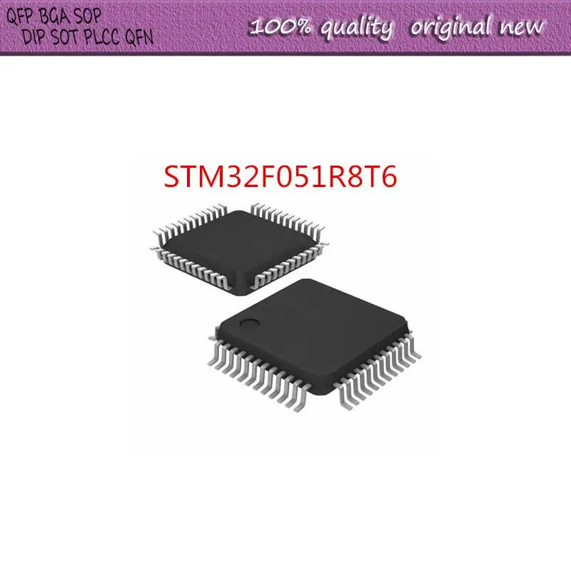 

NEW 1PCS/LOT STM32F051R8T6 STM32F STM32F051 STM32F051R STM32F051R8 LQFP-64