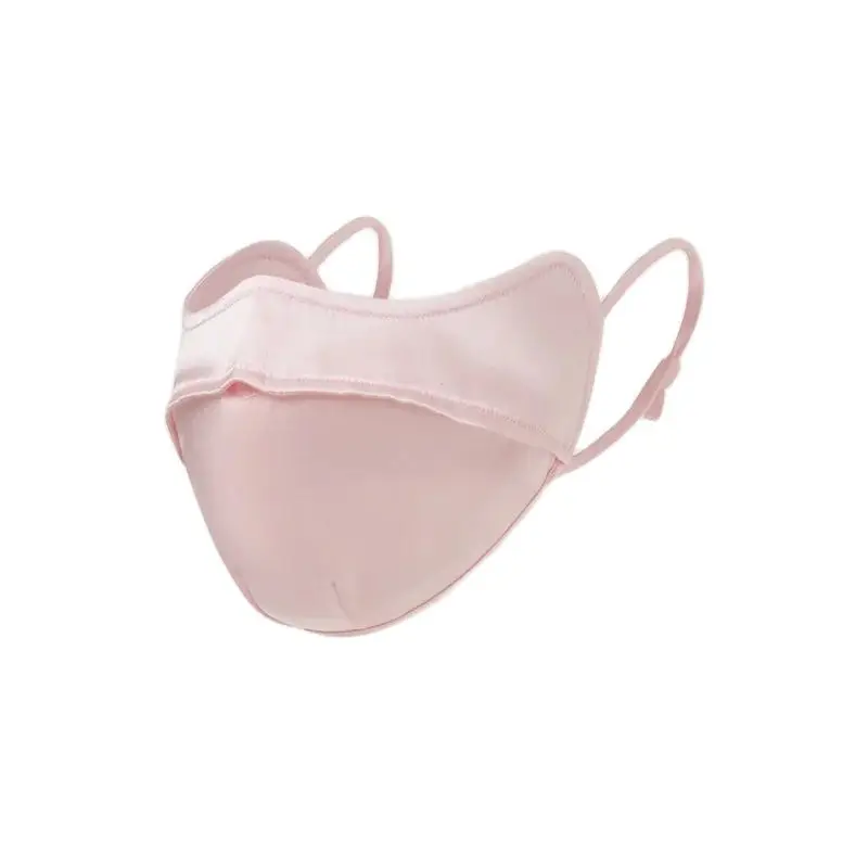 BirdTree, Real Silk Masks, Unisex Sunscreen UV protection, Breathable Sport Cycling Thin Face Mask, Summer Autumn A48056QC