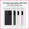 Original Smart View Wallet Smartphone Case For Samsung Galaxy S23 Ultra Smart Clear View Flip Cover EF-ZS918 1