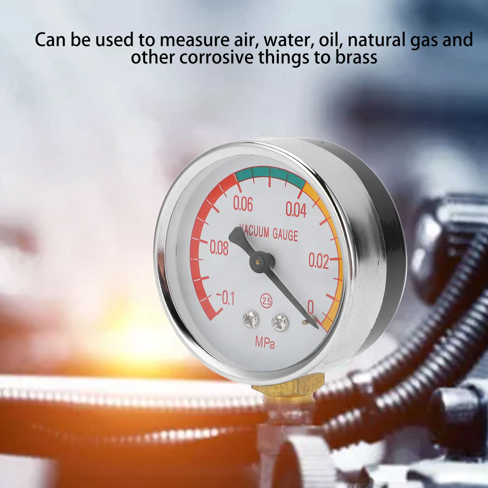 Milking Machine Digital Pressure Gauge Stainless Steel Shell Digital Vacuum Gauge for Measuring Water Oil Liquid