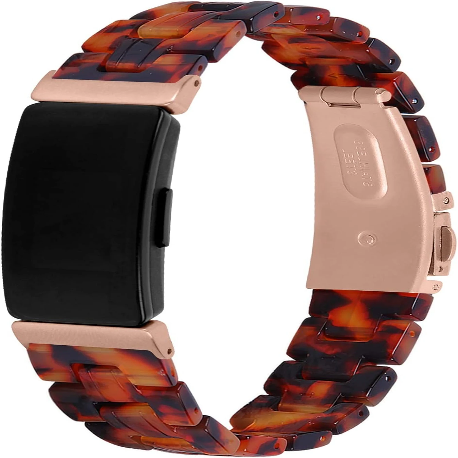 Elevate Your Workout Style with This Stylish, Durable Resin Bracelet-Fashionable High-Quality Strap for Inspire HR, Inspire 2,