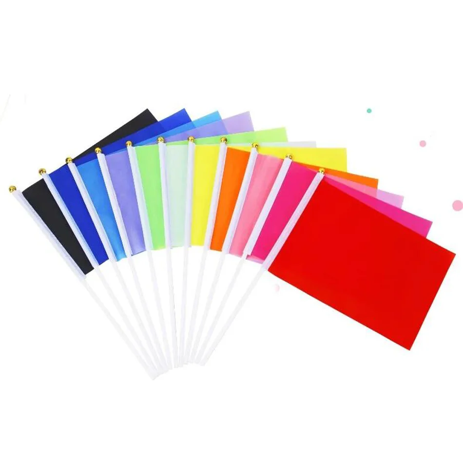 Vibrant Mini Hand Waving Flags