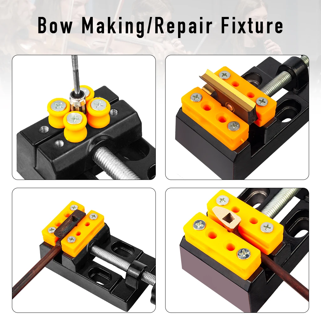Woodworking Hand Tool Fiddle Arco Luthier Tool Bows Holder for Violin Repair