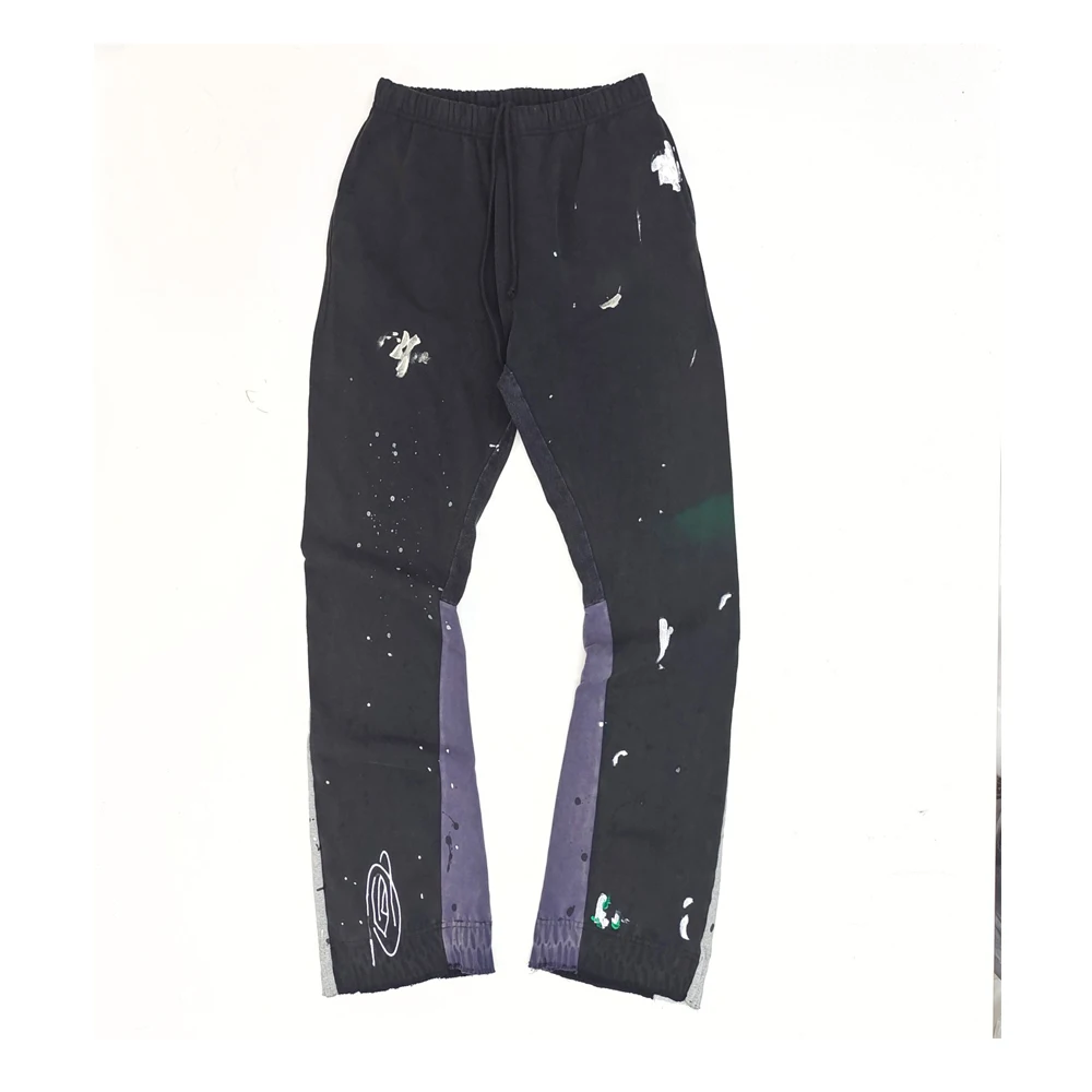 

GD Spring Fall Men's High Street Hip Hop Retro Washed Old Paint Vintage Casual Pants