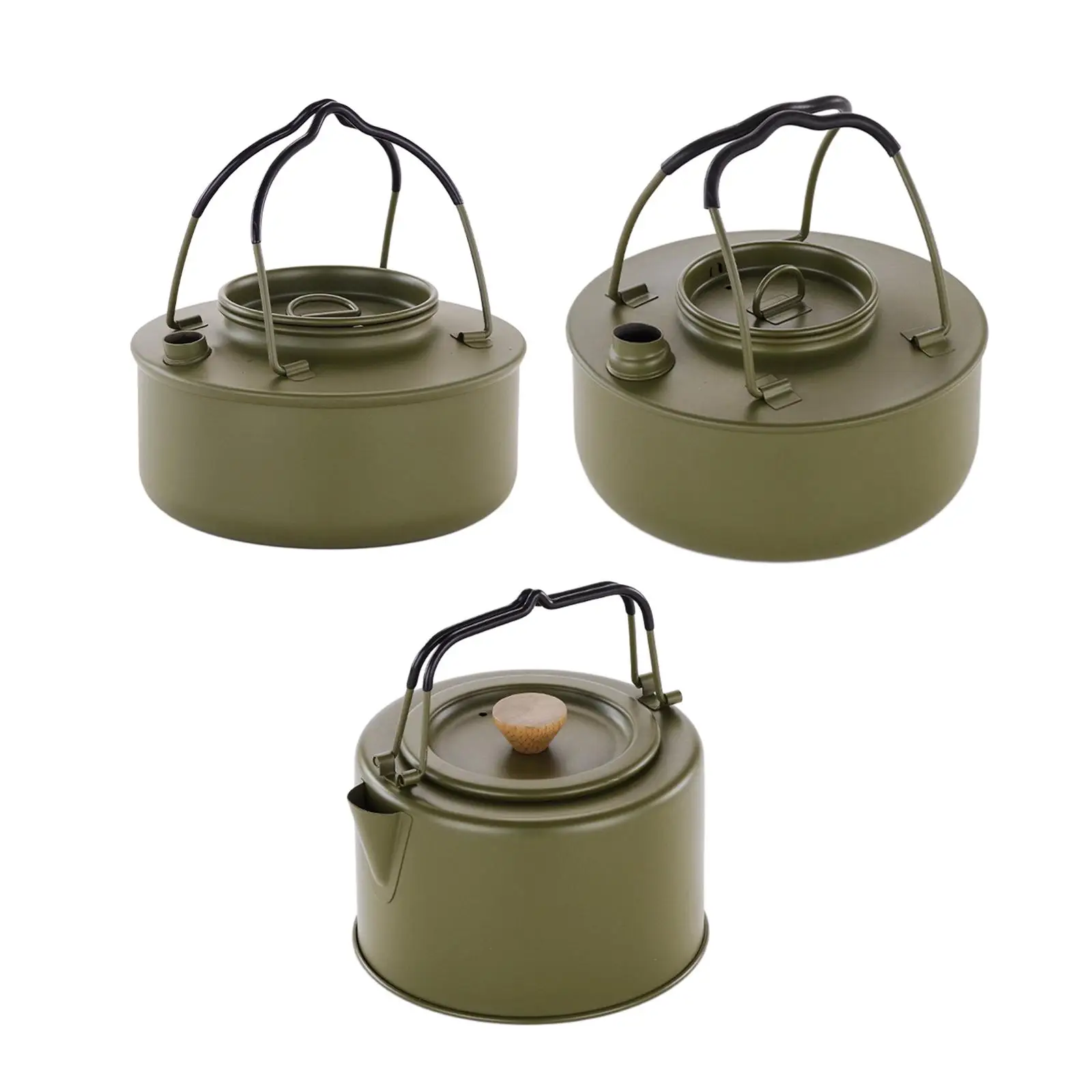 

Water Boiler Teapot Tea Pot Camping Water Kettle for Hiking Barbecue Travel