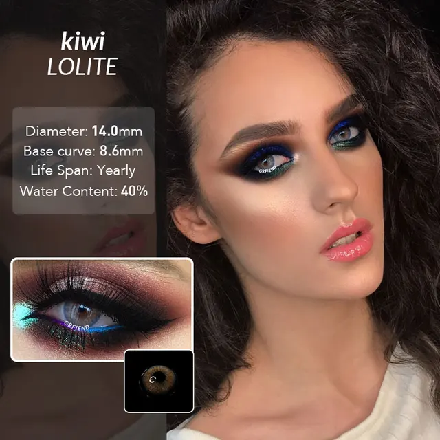 HEMA Silicone Hydrogel Color Contact Lenses 14.2mm 14.0mm Pupils Beauty