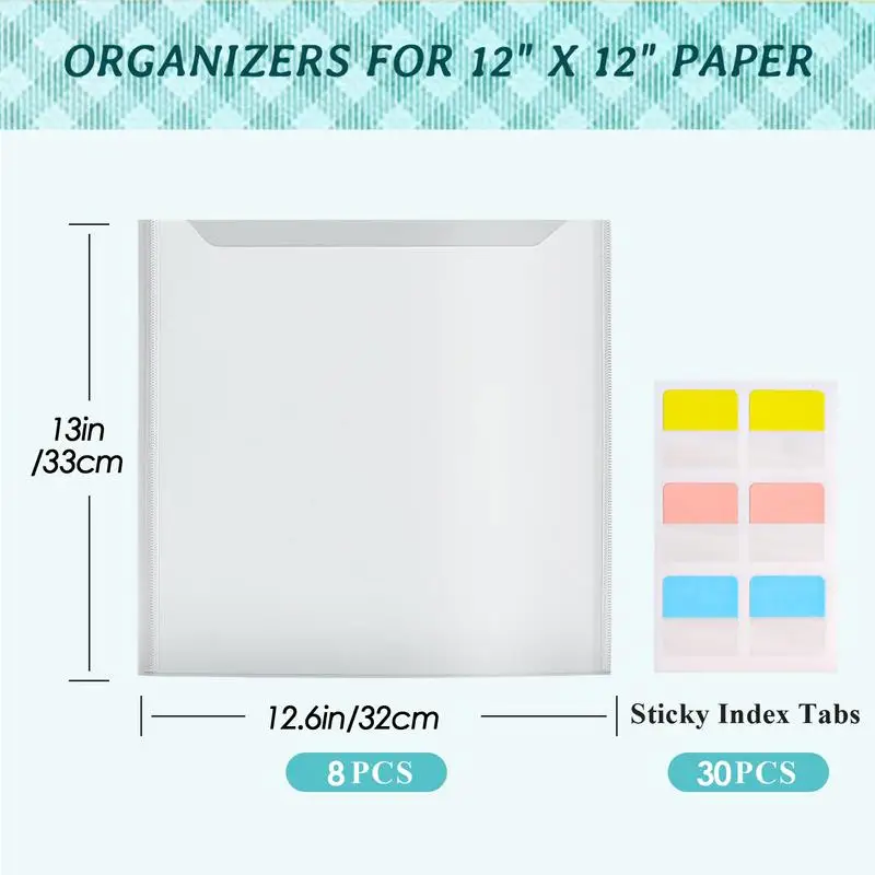 Scrapbooking Paper Scrapbook Paper Holder Paper Storage Holder Organizer With Sticky Index Tabs Arts & Crafts Storage Organizers Scrapbook