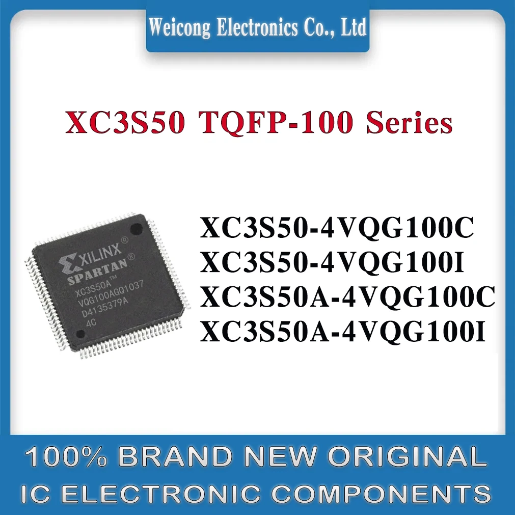 

XC3S50-4VQG100C XC3S50-4VQG100I XC3S50A-4VQG100C XC3S50A-4VQG100I XC3S50A XC3S50 4VQG100C 4VQG100I IC Chip TQFP-100
