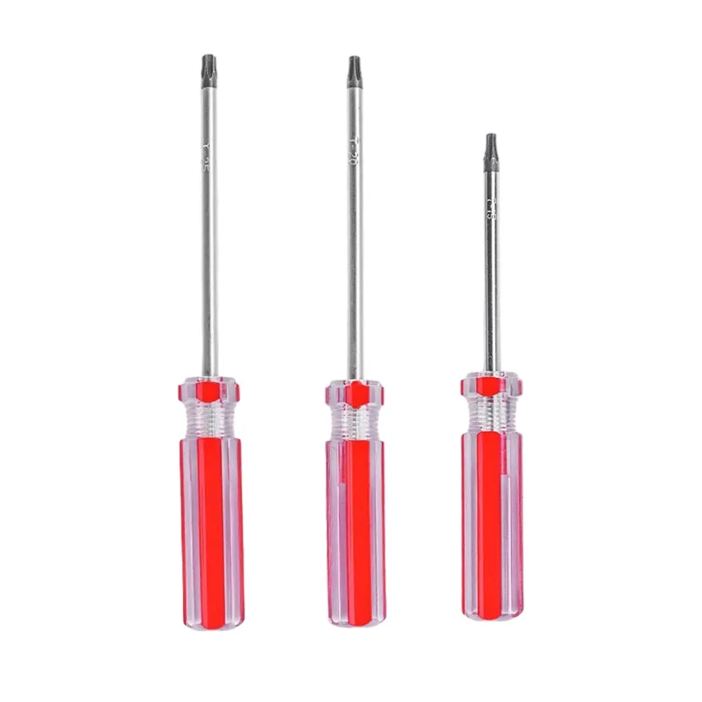 

3Pcs Precision Magnetic Screwdriver T15 T20 T25 150-200mm 5-6mm Head For Xbox 360 Wireless Controller Repairing Hand Tools