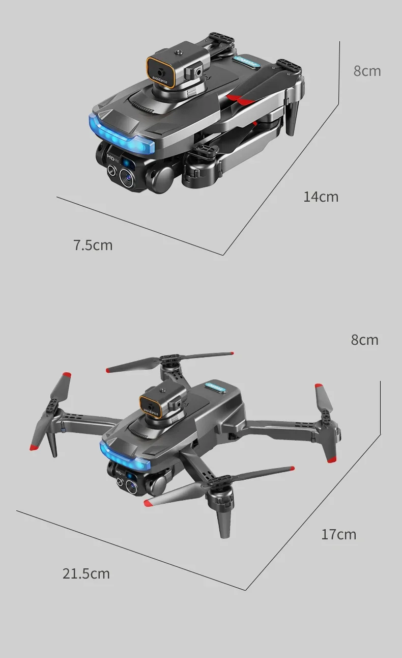 Lenovo P15 Plus Drone Professional 8K GPS Dual Camera Obstacle Avoidance Optical Flow Positioning Brushless RC 10000M New