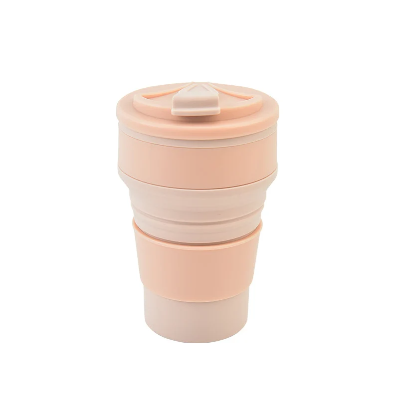 Silicone Collapsible Travel Cup Foldable Coffee Mug Travel Gift 9