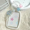 Heart Star Pendant Card Holders 3inch Idol Photcards Protective Sleeves Clear Photo Game Bus Student Card Film Keychain  ? 2