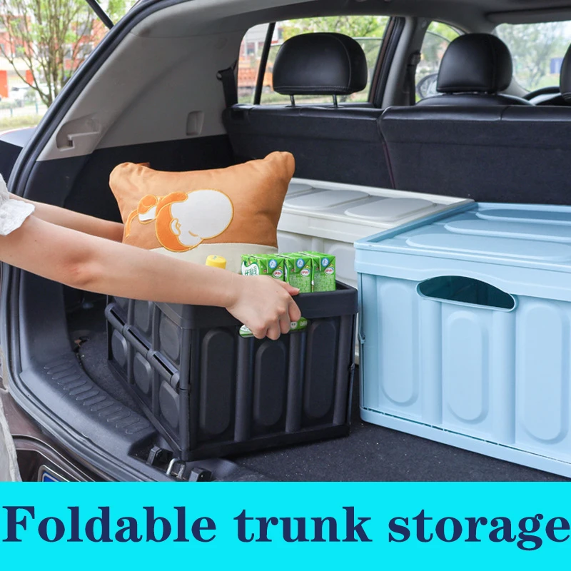 

Car Trunk Storage Box Foldable Storage Box PP Material 30L Space Storage Box High-end Car Storage Box Folding Storage Box