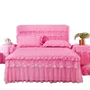 Princess Thicken Padding Bed Skirt Non-slip Flat Bed Skirt Quilted Bedspread Soft Warm King Queen Bed Skirt Without Pillowcase 6