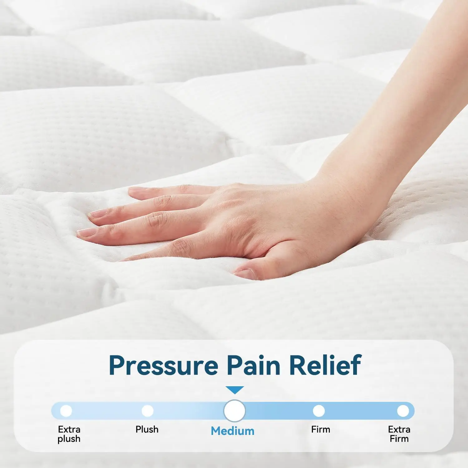 5 inch Full Size Memory Foam Mattress in a Box – Cooling Gel‑Infused Foam, Pressure‑Relief Comfort, Fiberglass-Free