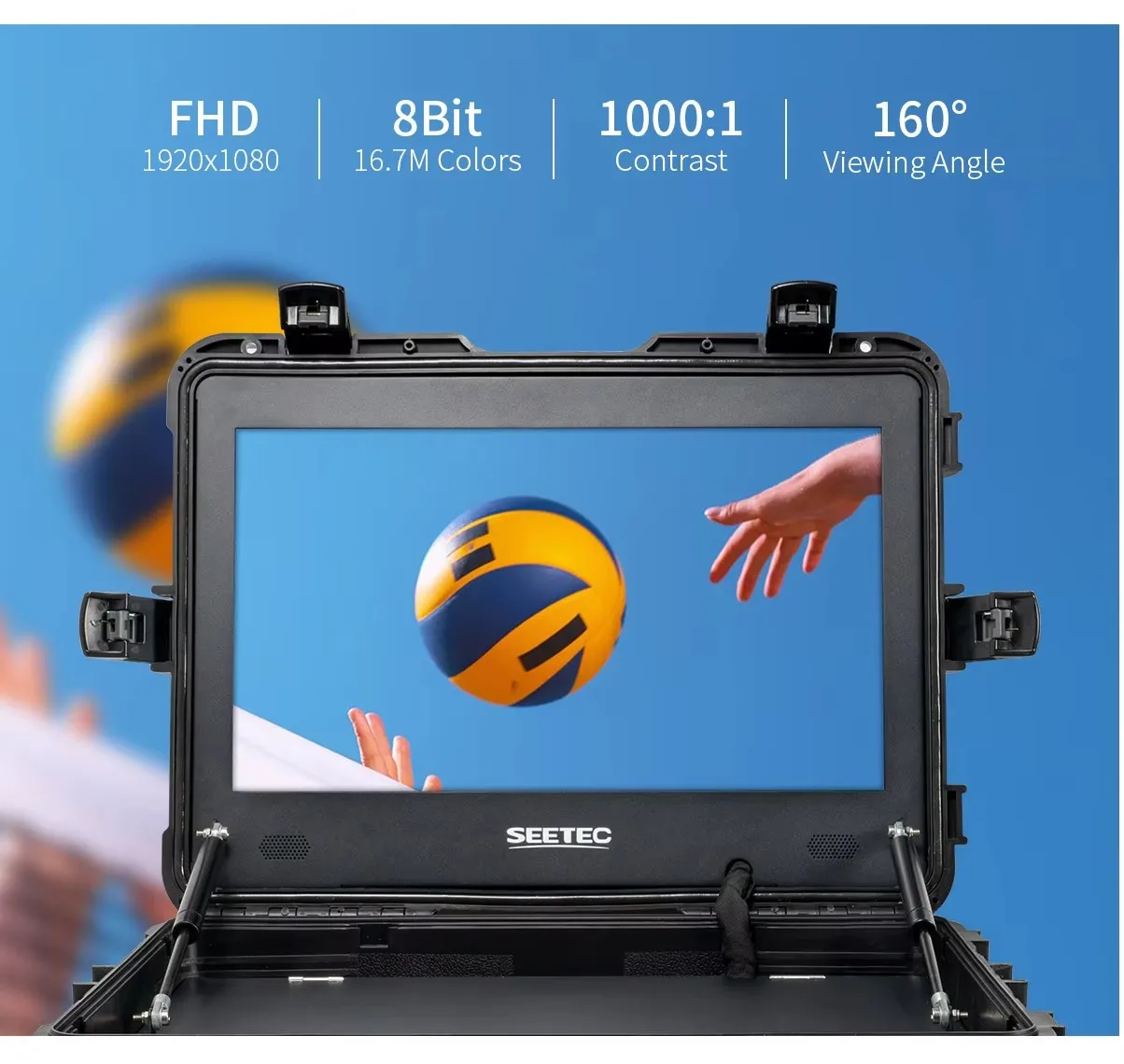 Portable monitor dslr field monitor SEETEC WPC215 21.5 inch 1000nit High Bright Portable Carry-on Director Monitor Full HD 1920x1080 Youtube Live