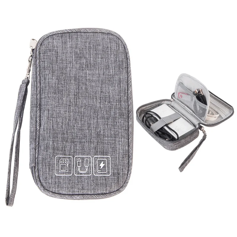 Compact Digital Storage Organizer Bag for Cables and Accessories