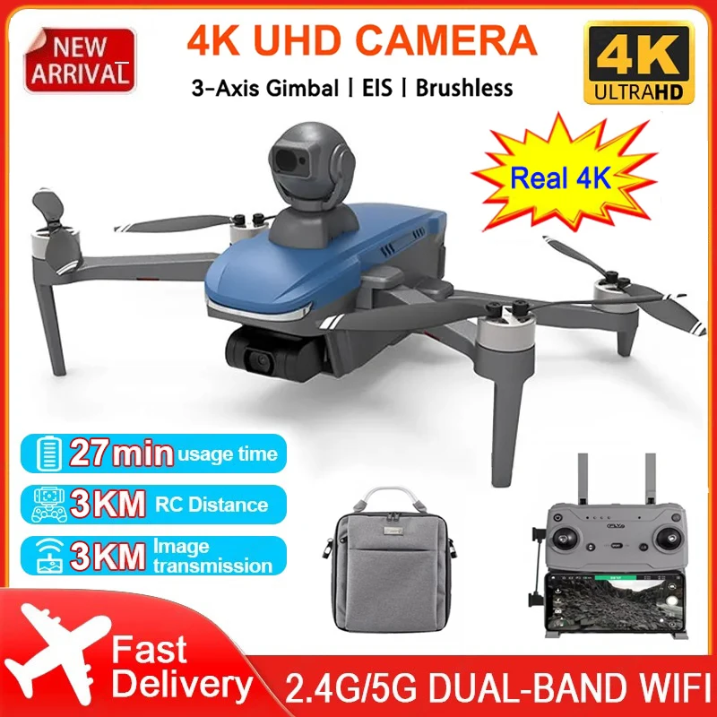 

C-FLY Faith2 SE Drone 4K Профессиональный 3-осевой карданный подвес FPV 5G Wifi GPS RC Квадрокоптер с камерой 540 ° вертолет для обхода препятствий