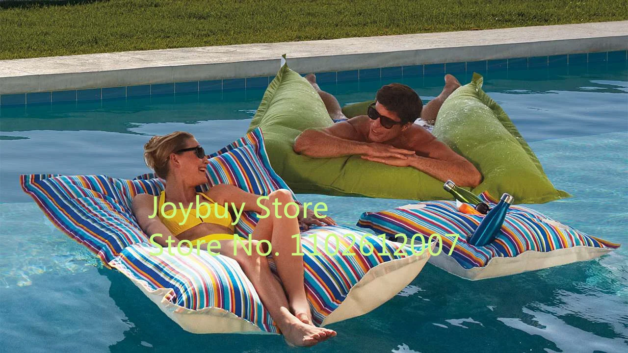 1Pc 140x180cm outdoor Waterproof Stuffed swimming Bean Bag Cover Lazy Sofas Cover Oxford Chair For Beanbag
