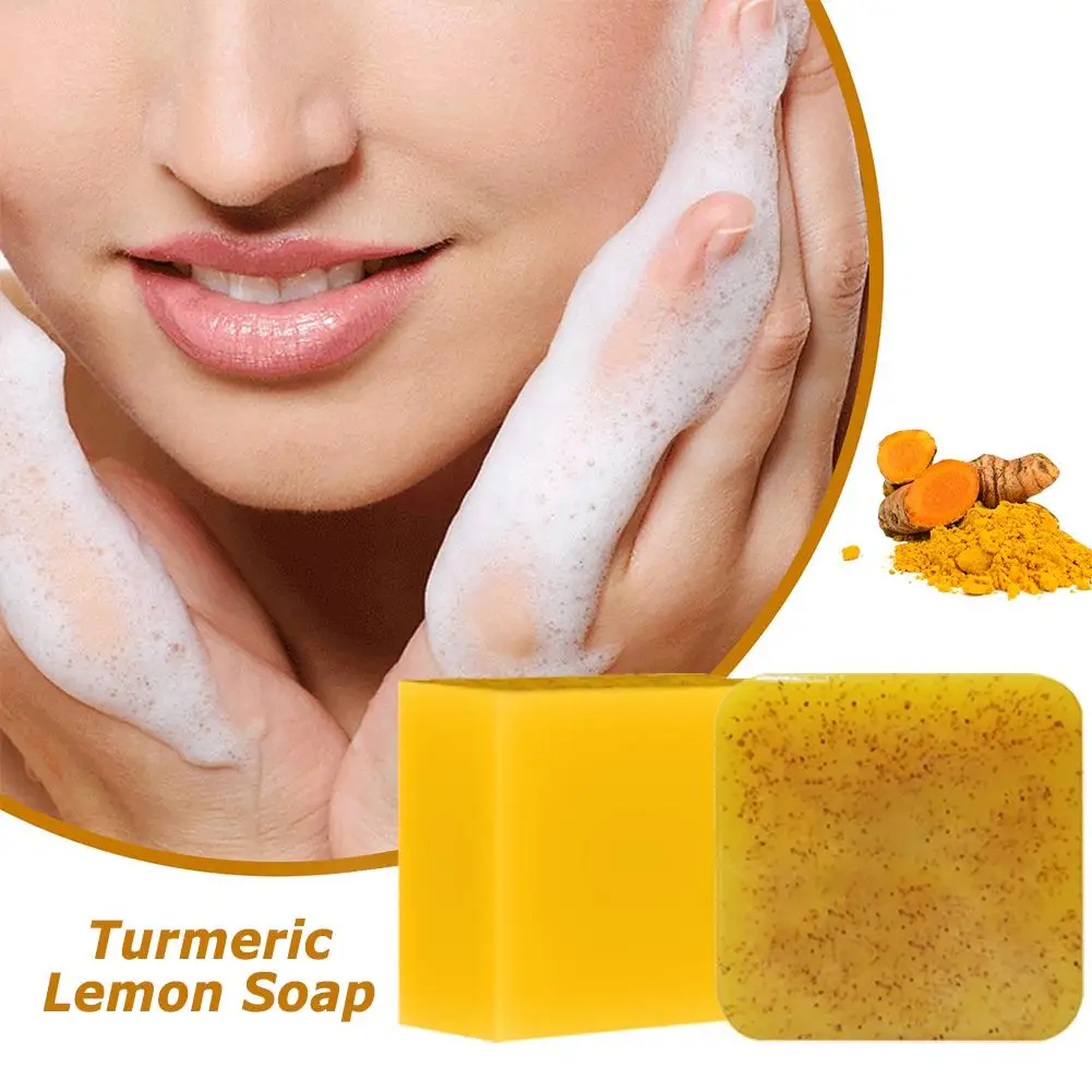 

Мыло с куркумой лимоном Kojic, лучшее мыло для светящейся кожи O3O6