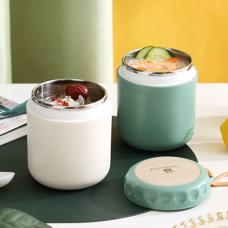 Stainless Steel Soup Jar - Thermal Food Container For Hot & Cold