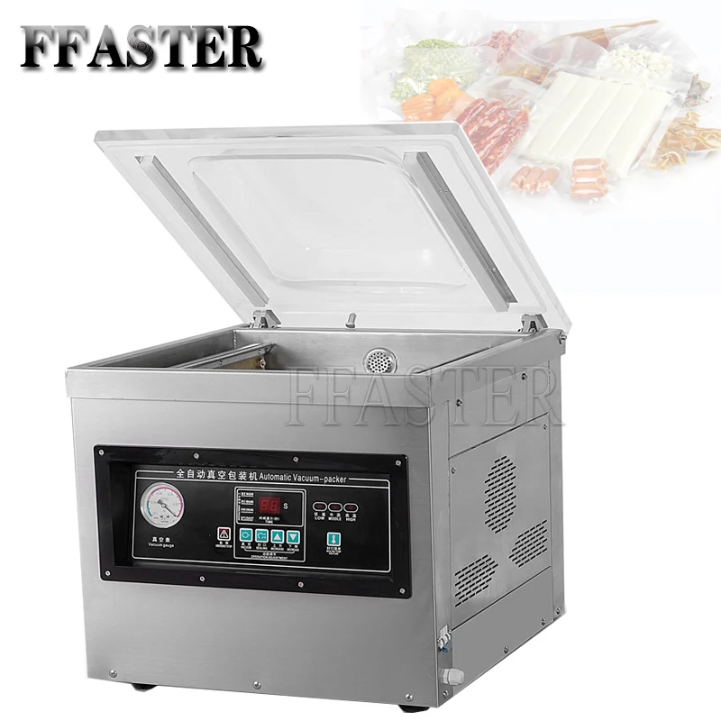 

Desktop Automatic Vacuum Food Sealer Packer Commercial Vacuum Sealing Packing Machine For Food Preservation Dry Wet