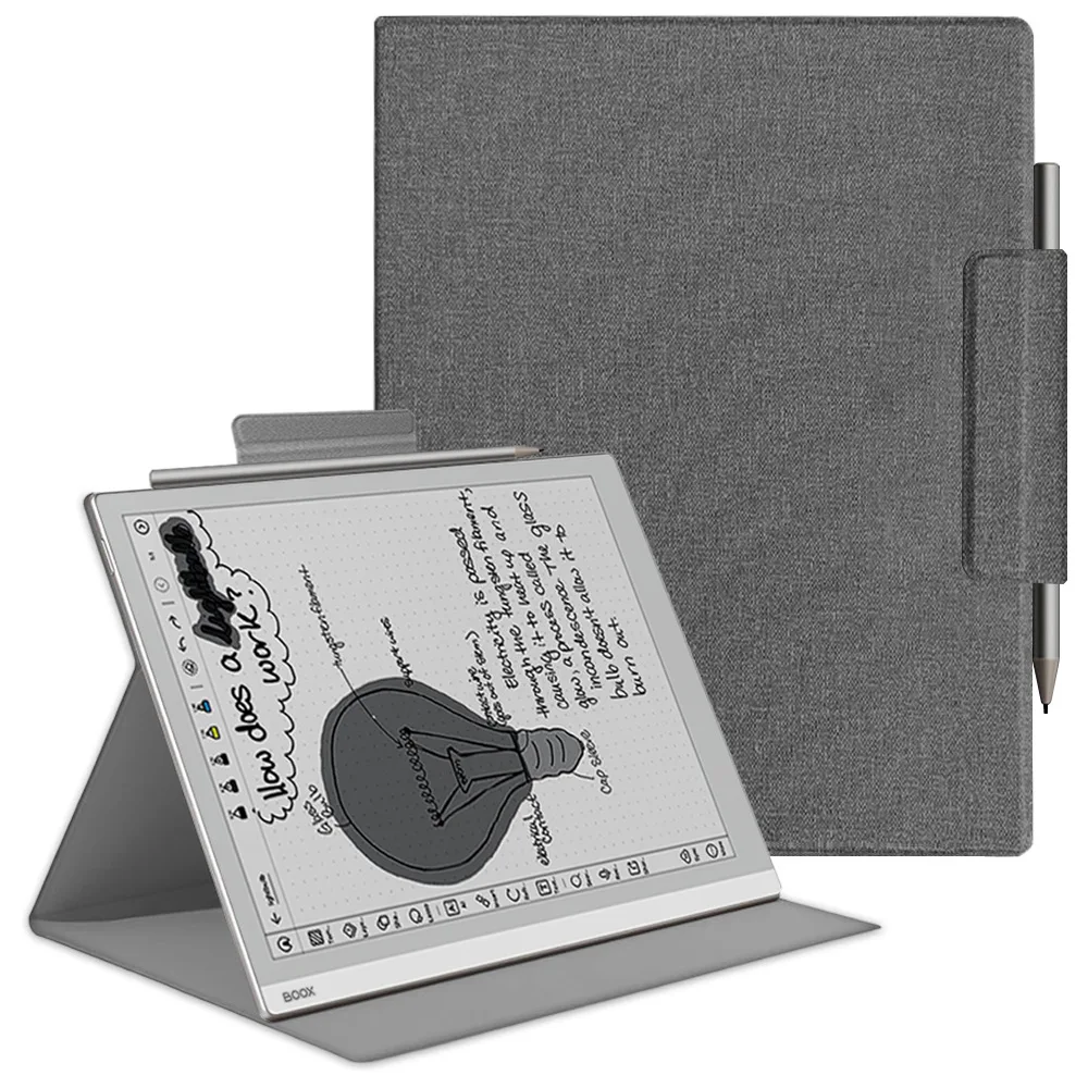 Premium Leather Tablet Cover with Auto Sleep/Wake & Magnetic Closure