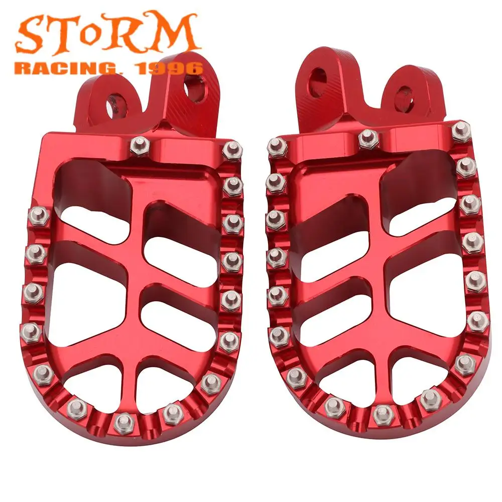 Footrest Footpegs Foot Pedal Foot Pegs For Honda CR 80 85 CRF1000L CRF 1000 L DTC XR250 XR400 XR650 KLX KLR