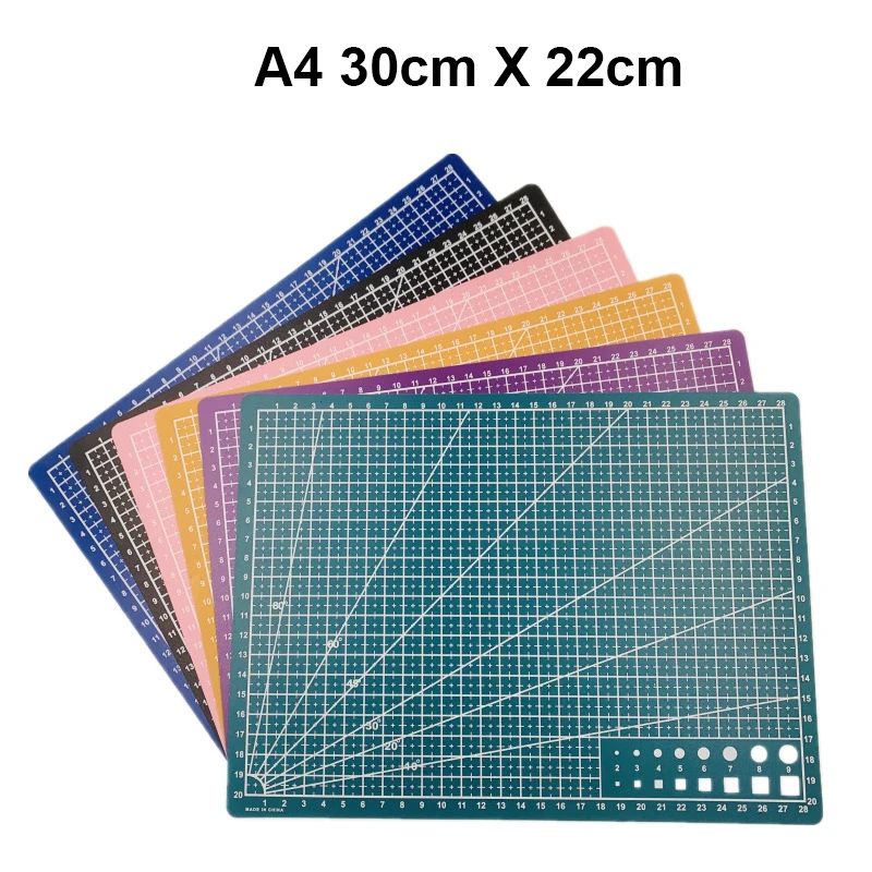 A3/A4/A5 양면 공예 커팅 매트 커팅 보드 바느질 패드 아티스트 조각 도구 수제 공예 DIY 소품 5 색 45×30cm