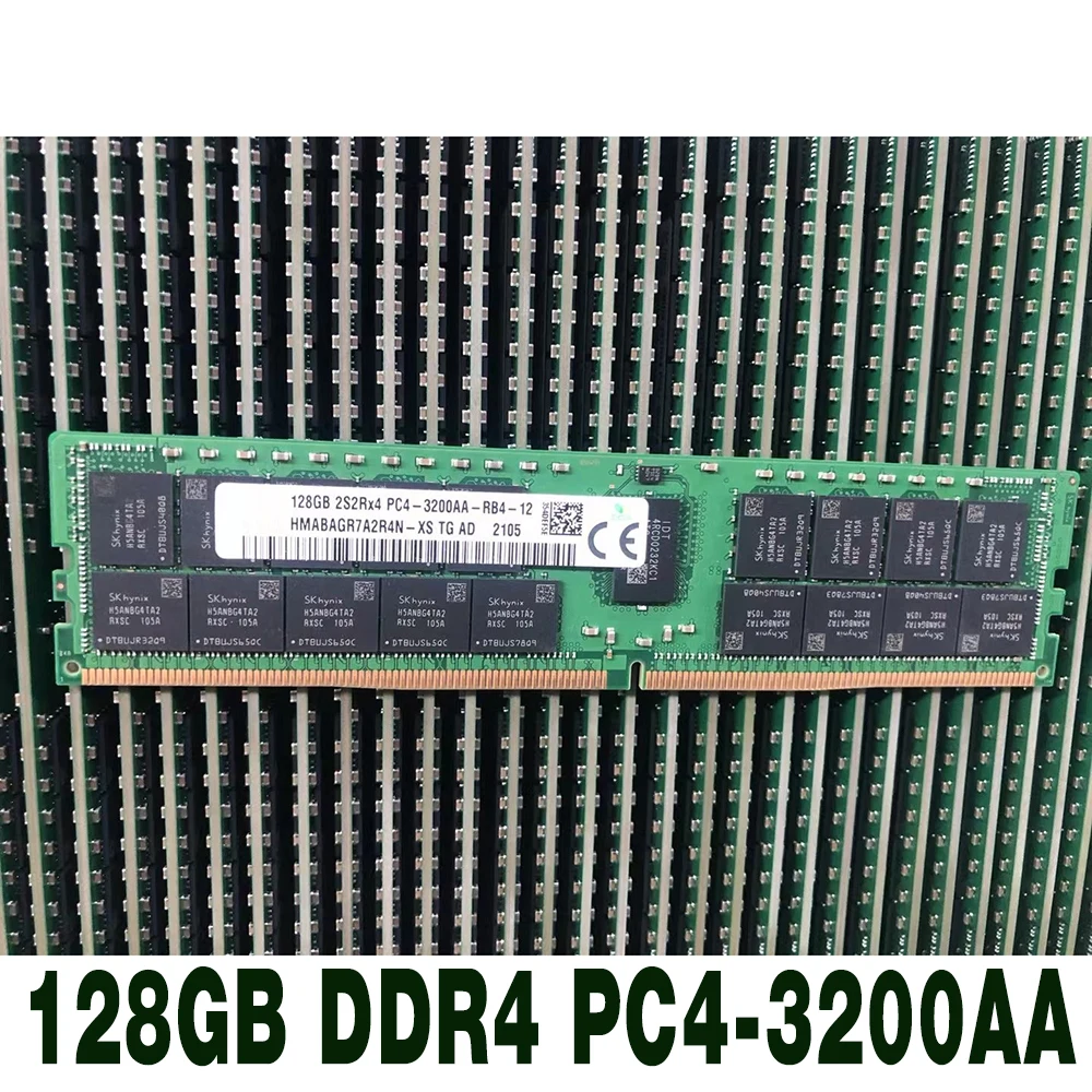 

1 pcs HMABAGR7A2R4N-XS For SK Hynix RAM 128G RDIMM Server Memory High Quality Fast Ship 128GB DDR4 2S2RX4 PC4-3200AA