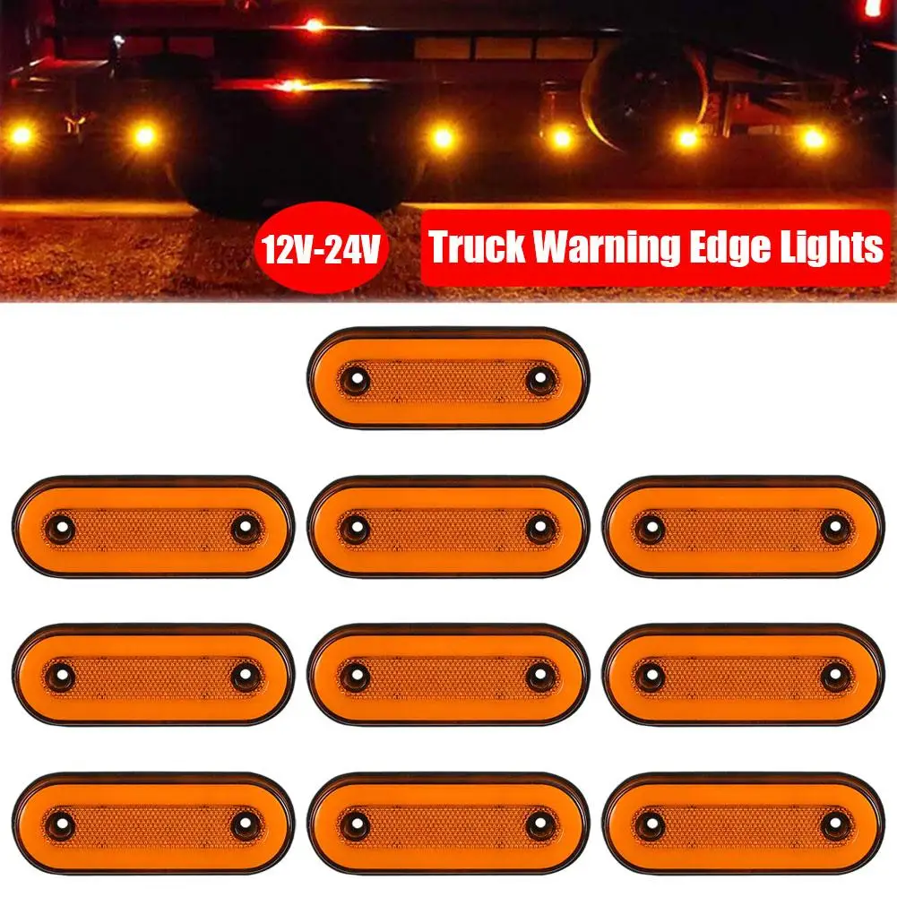 10 Pz/4 Pz Camion Side Marker Light Led Luci Del Rimorchio Riflettore Van Luci Di Ingombro Per Scania Per Daf Isuzu Truck 12V-24V P1Z4