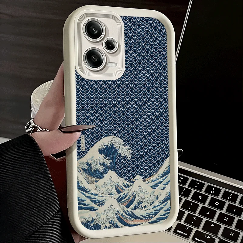 Japanese Wave Kanagawa Surfing Soft Silicone Phone Case