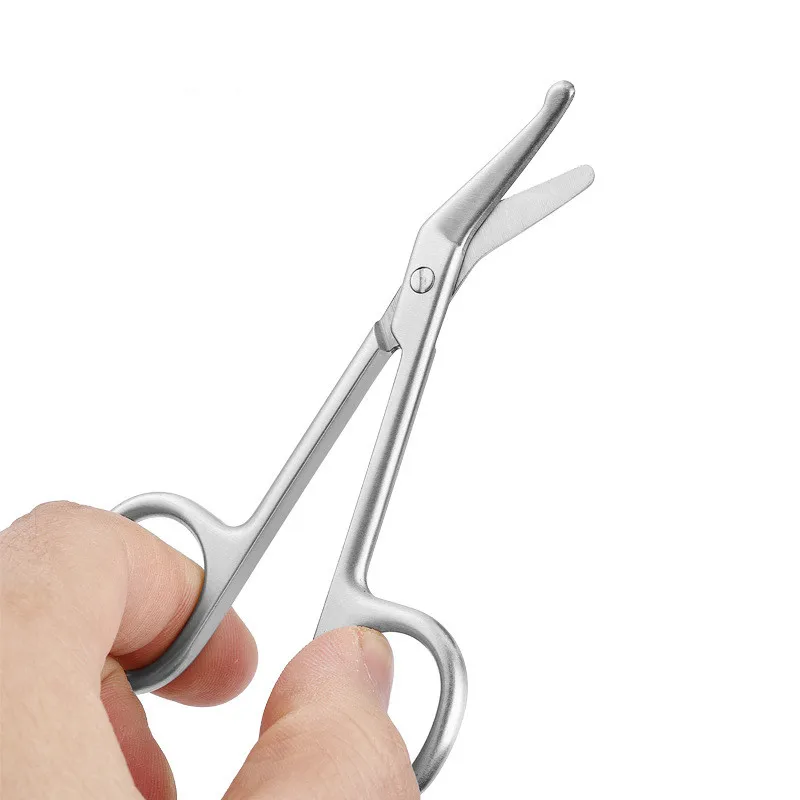 Stainless Steel Bandage Scissors 11.2/14CM Nursing Scissors for Medical Home Use 4