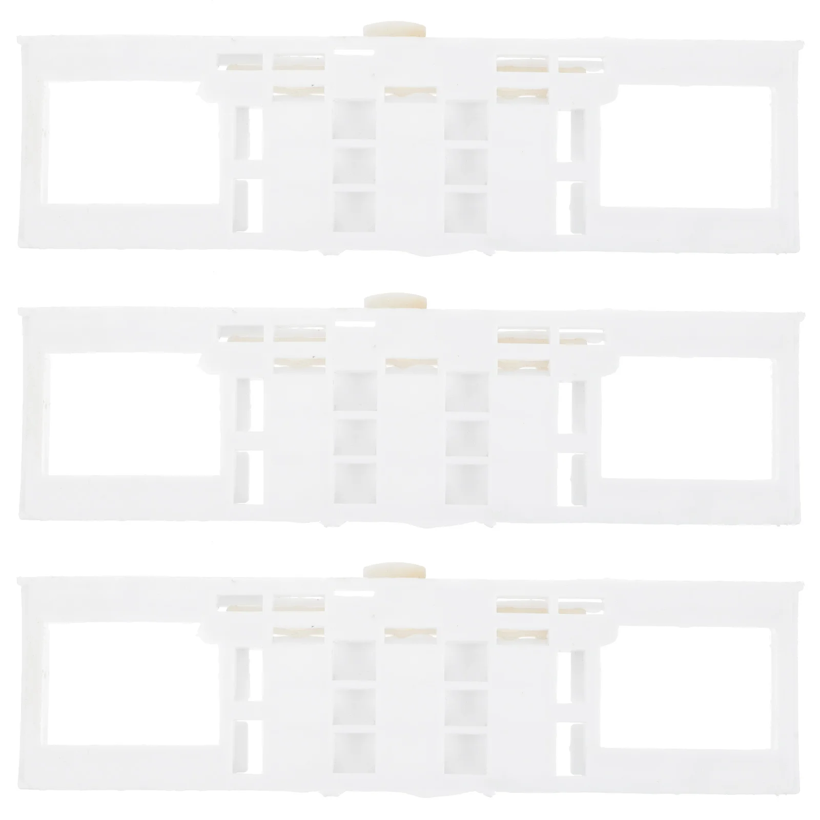 

3 Pcs Plug Board Toilet Drawer Soft Close Hinge Plastic Seat Screws Plug-in Boards