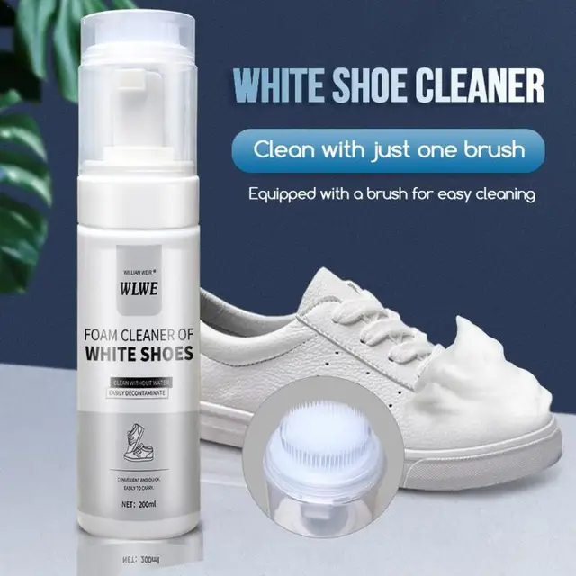 Shoe Cleaner Foaming Shoe Whitener Shoe Cleaner Kit For White Shoes Sneakers  Leather Shoes For Leather Vinyl Canvas Nylon And - AliExpress