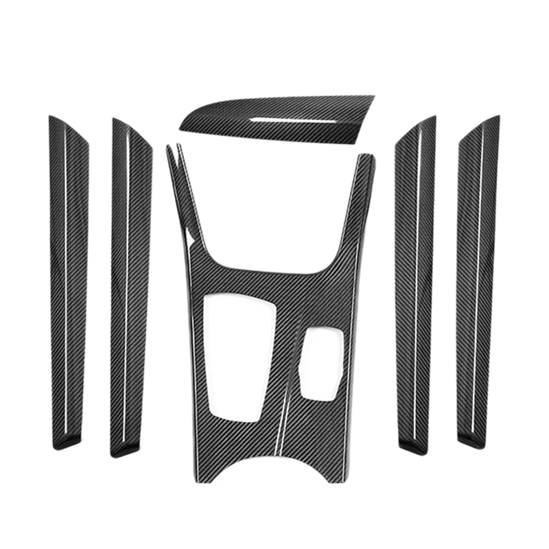 

Carbon Fiber Gear Shift Knob Panel Cover Trim Door Panel Set Cover Trim For X3 X4 F26 2011-2016