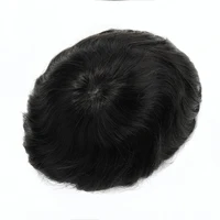 Beeos TJNG 6 pouces 0,03-0,04 mm Système capillaire pour homme à base de cheveux humains ultra-fins, Prothèse capillaire homme, Pelo Humano 6