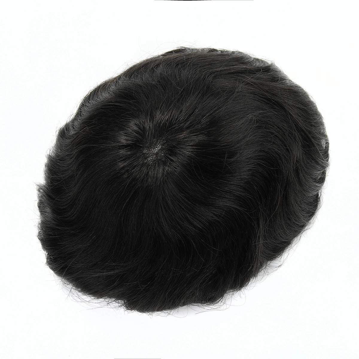 Beeos TJNG 6 inches 0.03-0.04mm Super Thin Skin Men Toupee Hair System Human Hair Protesis Capilar Hombre Pelo Humano 6