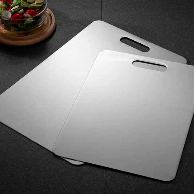 Thickened Stainless Steel Cutting Board – Antibacterial & Mildew-Proof 4