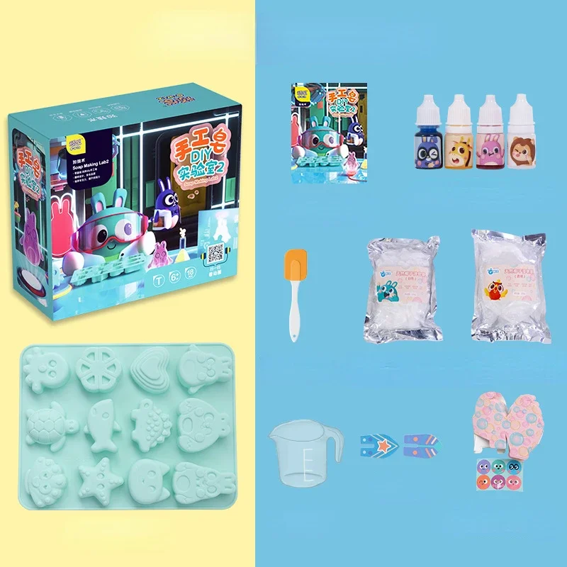 Crystal Soap DIY Material Package Kindergarten Handmade Science Experiment Toys Children's Gifts